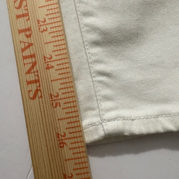 Bundle/2 Talbots Ankle Cropped Jeans White Skinny and Butter Yellow Slim. NWT 4P - Picture 5 of 16